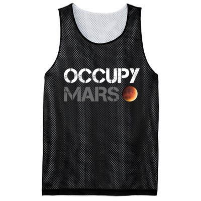 Occupy Mars Astronomy Space Explorer Rocket Science Mesh Reversible Basketball Jersey Tank