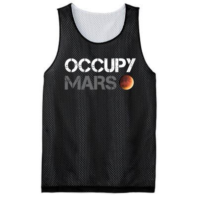 Occupy Mars Astronomy Space Explorer Rocket Science Mesh Reversible Basketball Jersey Tank