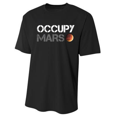 Occupy Mars Astronomy Space Explorer Rocket Science Performance Sprint T-Shirt