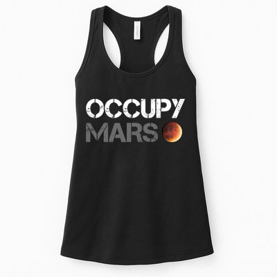 Occupy Mars Astronomy Space Explorer Rocket Science Womens Tank Top