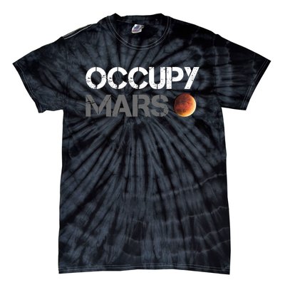 Occupy Mars Astronomy Space Explorer Rocket Science Tie-Dye T-Shirt