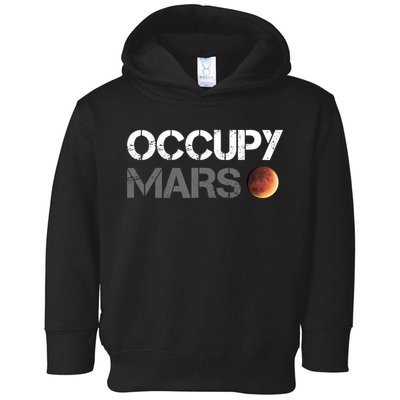 Occupy Mars Astronomy Space Explorer Rocket Science Toddler Hoodie