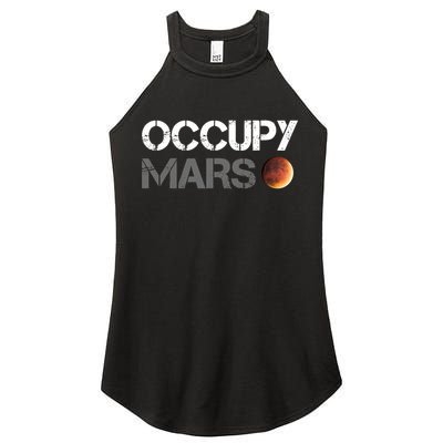 Occupy Mars Astronomy Space Explorer Rocket Science Women's Perfect Tri Rocker Tank