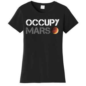 Occupy Mars Astronomy Space Explorer Rocket Science Women's T-Shirt