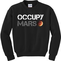 Occupy Mars Astronomy Space Explorer Rocket Science Kids Sweatshirt