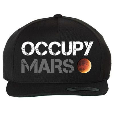 Occupy Mars Astronomy Space Explorer Rocket Science Wool Snapback Cap