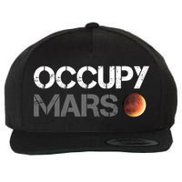 Occupy Mars Astronomy Space Explorer Rocket Science Wool Snapback Cap