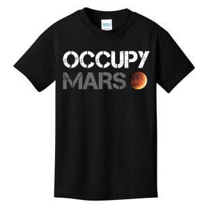 Occupy Mars Astronomy Space Explorer Rocket Science Kids T-Shirt