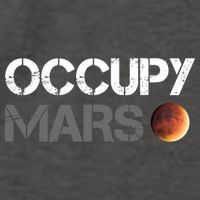 Occupy Mars Astronomy Space Explorer Rocket Science Vector Backpack