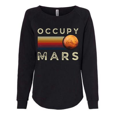 Occupy Mars Astronomy Space Explorer Womens California Wash Sweatshirt