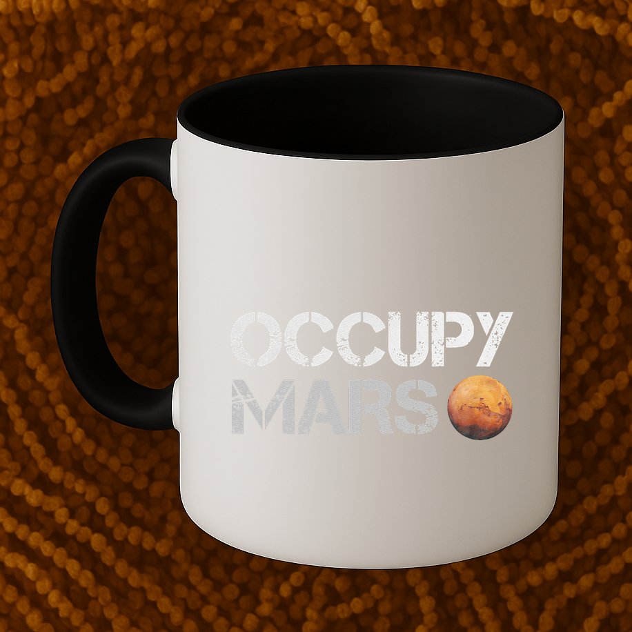 Occupy Mars Astronomy Space Explorer Mug