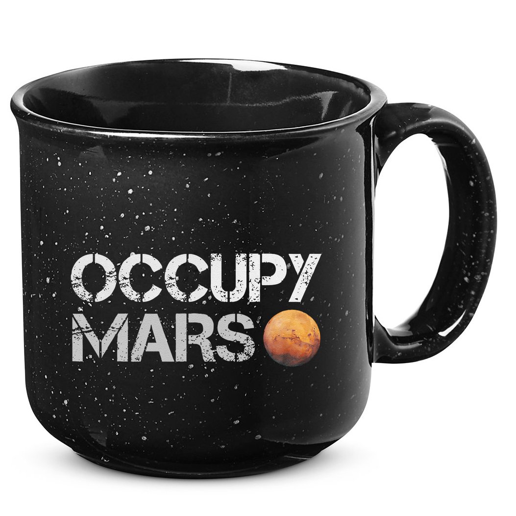 Occupy Mars Astronomy Space Explorer 15oz Campfire Ceramic Mug