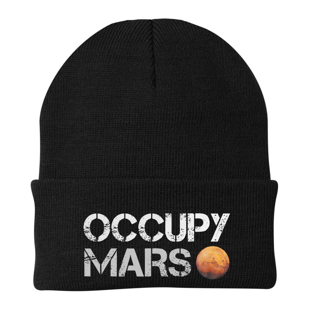 Occupy Mars Astronomy Space Explorer Beanie