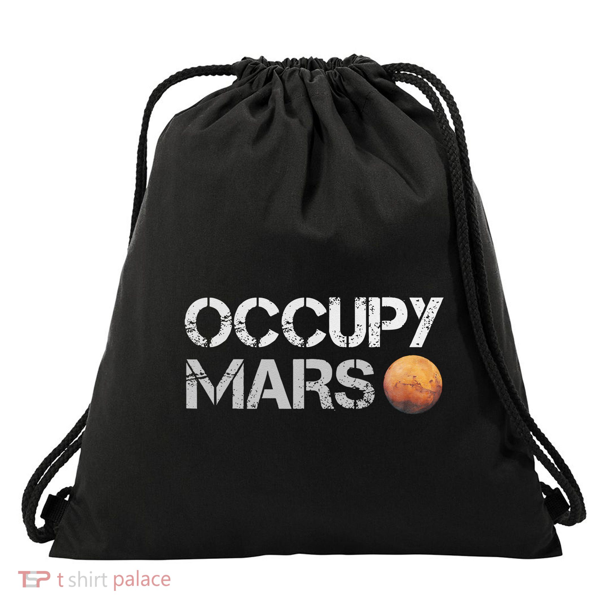 Occupy Mars Astronomy Space Explorer Drawstring Bag