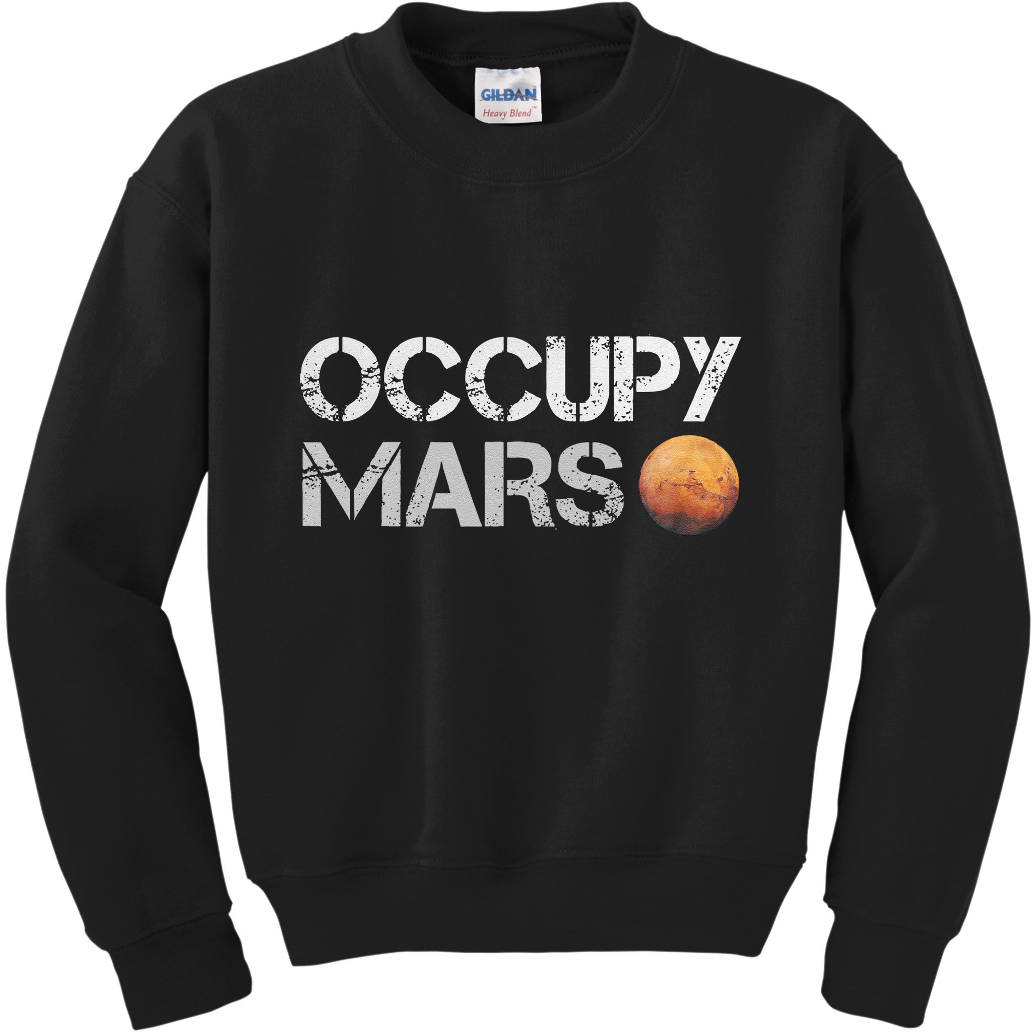 Occupy Mars Astronomy Space Explorer Kids Sweatshirt