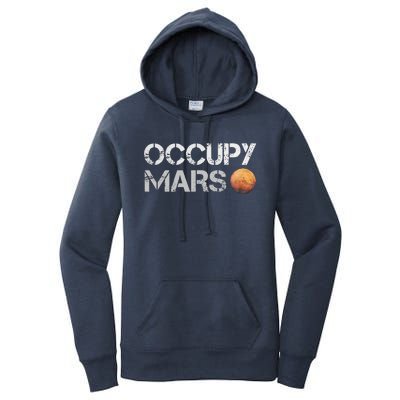 Occupy Mars Astronomy Space Explorer Women's Pullover Hoodie