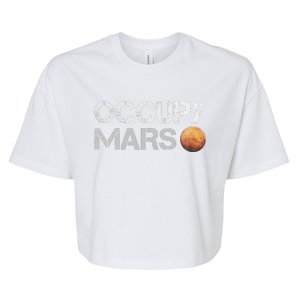 Occupy Mars Astronomy Space Explorer Bella+Canvas Jersey Crop Tee