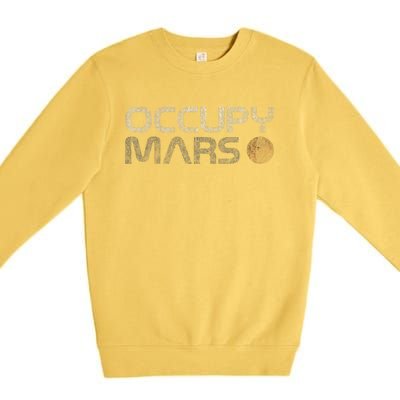 Occupy Mars Astronomy Space Explorer Premium Crewneck Sweatshirt