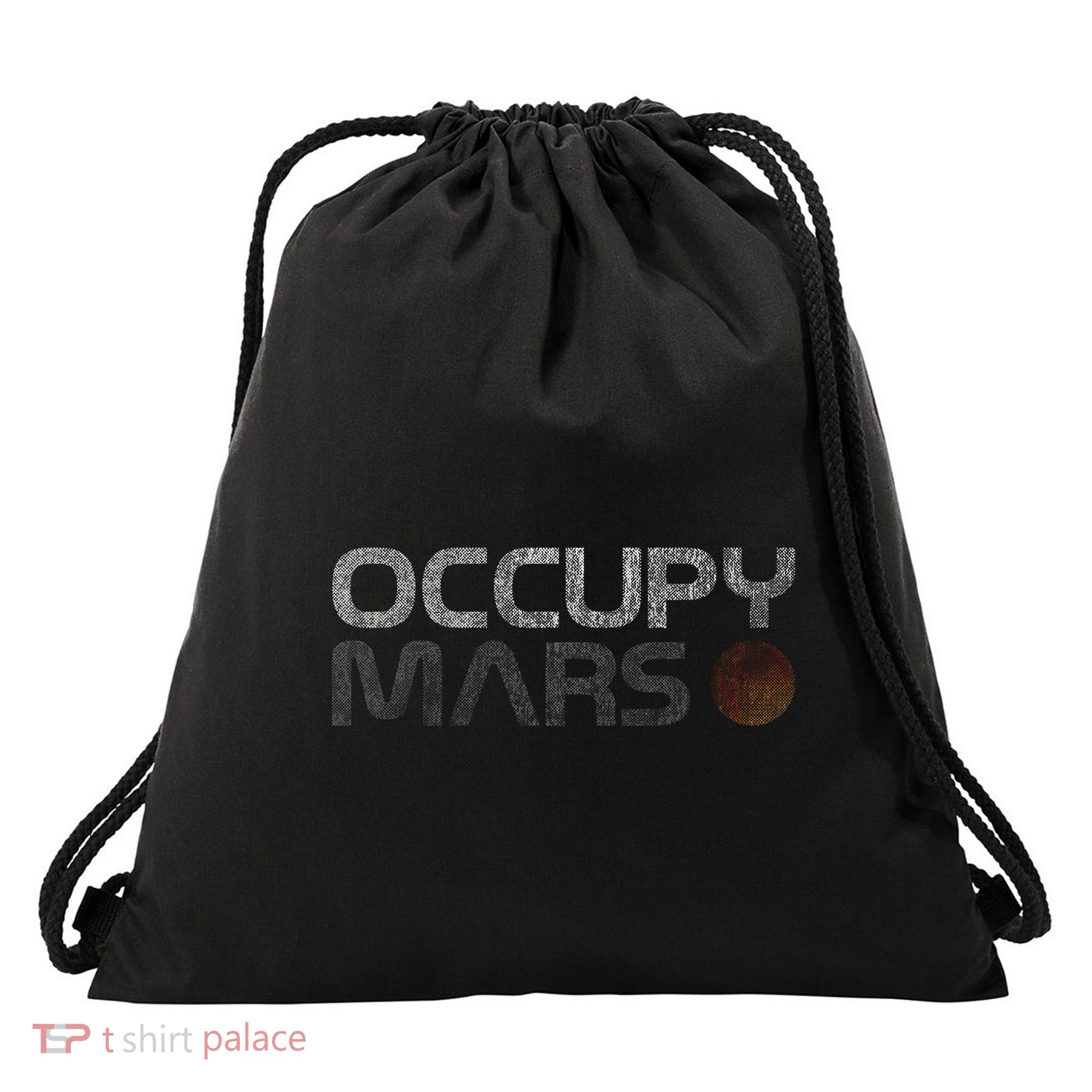 Occupy Mars Astronomy Space Explorer Drawstring Bag