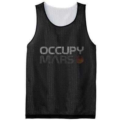 Occupy Mars Astronomy Space Explorer Mesh Reversible Basketball Jersey Tank