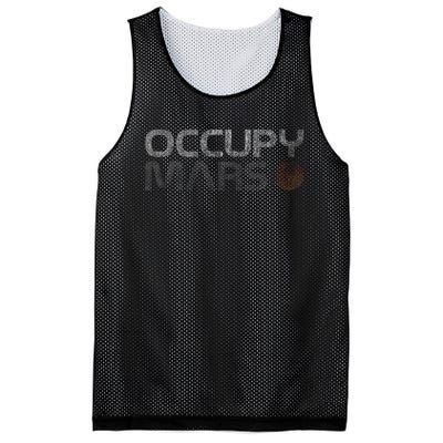 Occupy Mars Astronomy Space Explorer Mesh Reversible Basketball Jersey Tank