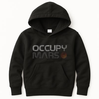 Occupy Mars Astronomy Space Explorer Kids Hoodie