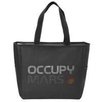 Occupy Mars Astronomy Space Explorer Zip Tote Bag