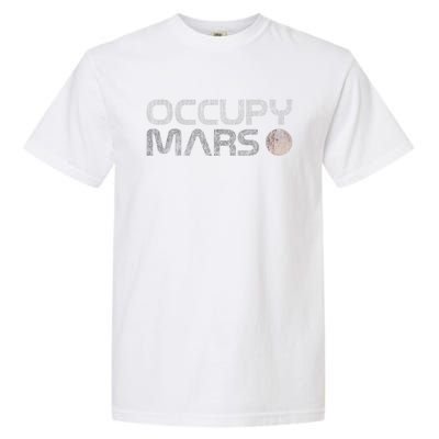 Occupy Mars Astronomy Space Explorer Garment-Dyed Heavyweight T-Shirt