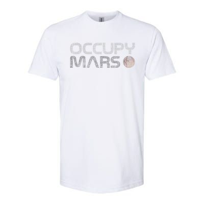 Occupy Mars Astronomy Space Explorer Softstyle CVC T-Shirt