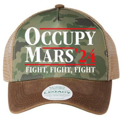 Occupy Mars Astronomy Space Fight Fight Fight Legacy Tie Dye Trucker Hat