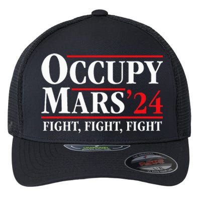 Occupy Mars Astronomy Space Fight Fight Fight Flexfit Unipanel Trucker Cap