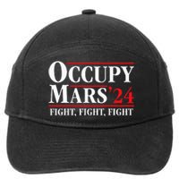 Occupy Mars Astronomy Space Fight Fight Fight 7-Panel Snapback Hat