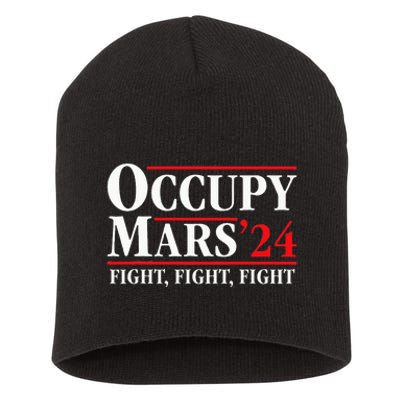 Occupy Mars Astronomy Space Fight Fight Fight Short Acrylic Beanie