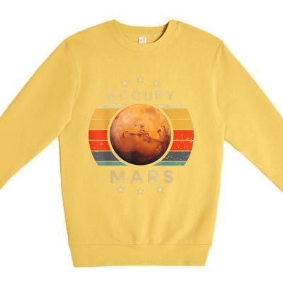 Occupy Mars Astronomy Space Explorer Premium Crewneck Sweatshirt