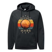 Occupy Mars Astronomy Space Explorer Performance Fleece Hoodie