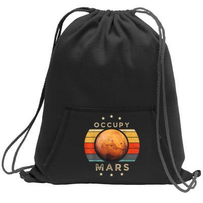 Occupy Mars Astronomy Space Explorer Sweatshirt Cinch Pack Bag