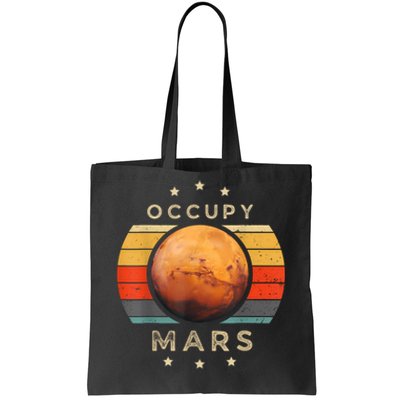 Occupy Mars Astronomy Space Explorer Tote Bag