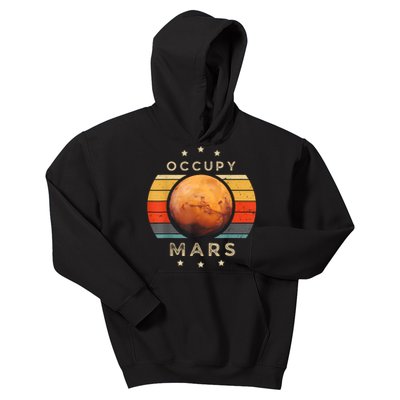 Occupy Mars Astronomy Space Explorer Kids Hoodie