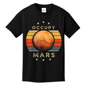 Occupy Mars Astronomy Space Explorer Kids T-Shirt