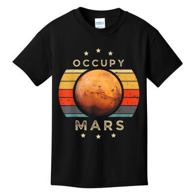 Occupy Mars Astronomy Space Explorer Kids T-Shirt