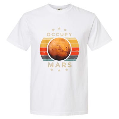 Occupy Mars Astronomy Space Explorer Garment-Dyed Heavyweight T-Shirt