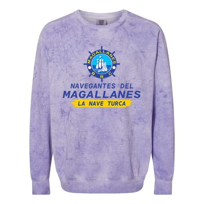 Orgullo Magallanero Apoya A Los Navegantes Del Magallanes Colorblast Crewneck Sweatshirt