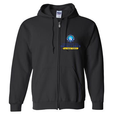 Orgullo Magallanero Apoya A Los Navegantes Del Magallanes Full Zip Hoodie