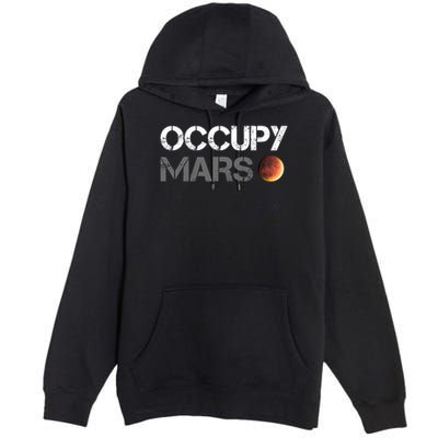 Occupy Mars Astronomy Space Explorer Rocket Science Premium Pullover Hoodie