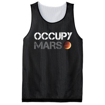 Occupy Mars Astronomy Space Explorer Rocket Science Mesh Reversible Basketball Jersey Tank