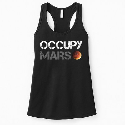 Occupy Mars Astronomy Space Explorer Rocket Science Womens Tank Top