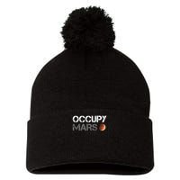 Occupy Mars Astronomy Space Explorer Rocket Science Pom Pom 12in Knit Beanie