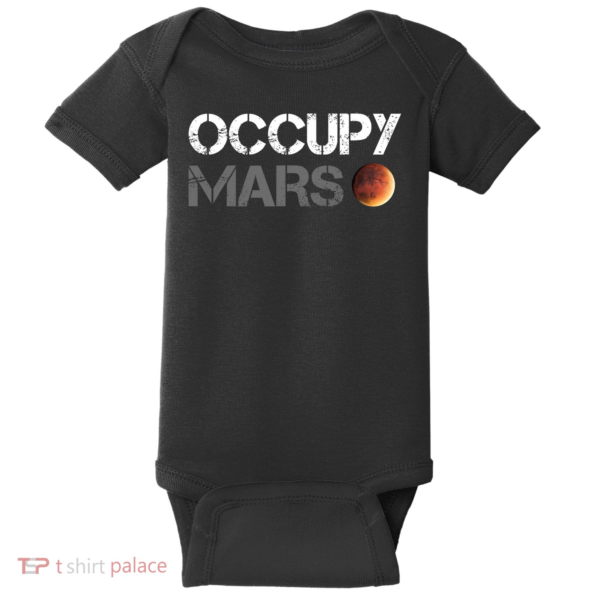 Occupy Mars Astronomy Space Explorer Rocket Science Baby Bodysuit