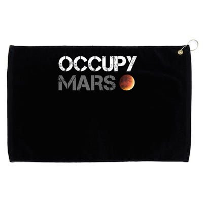 Occupy Mars Astronomy Space Explorer Rocket Science Grommeted Golf Towel