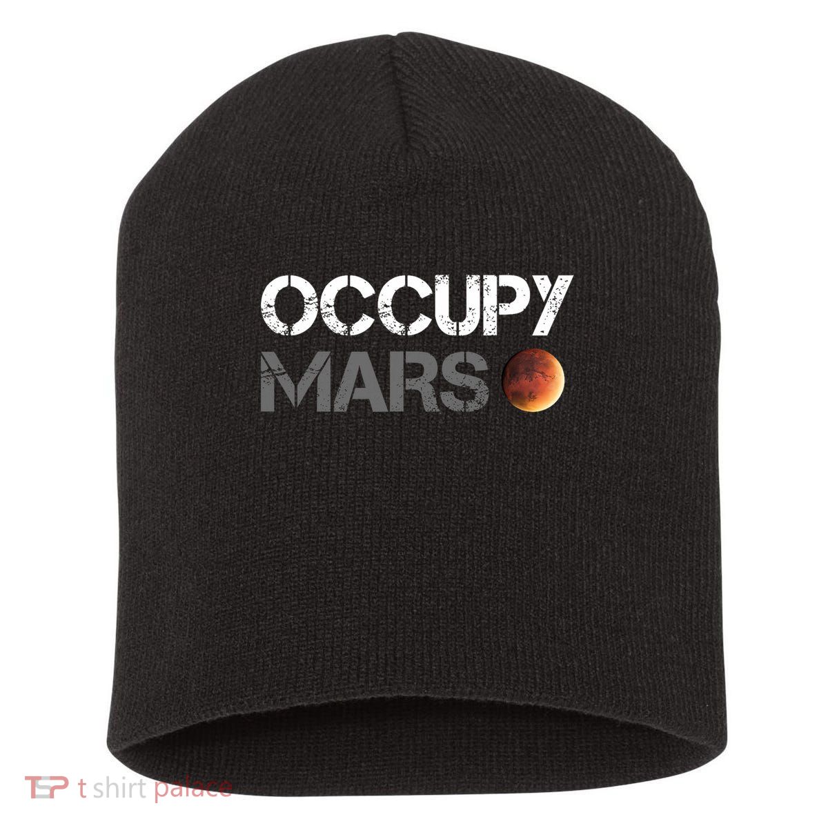 Occupy Mars Astronomy Space Explorer Rocket Science Short Acrylic Beanie